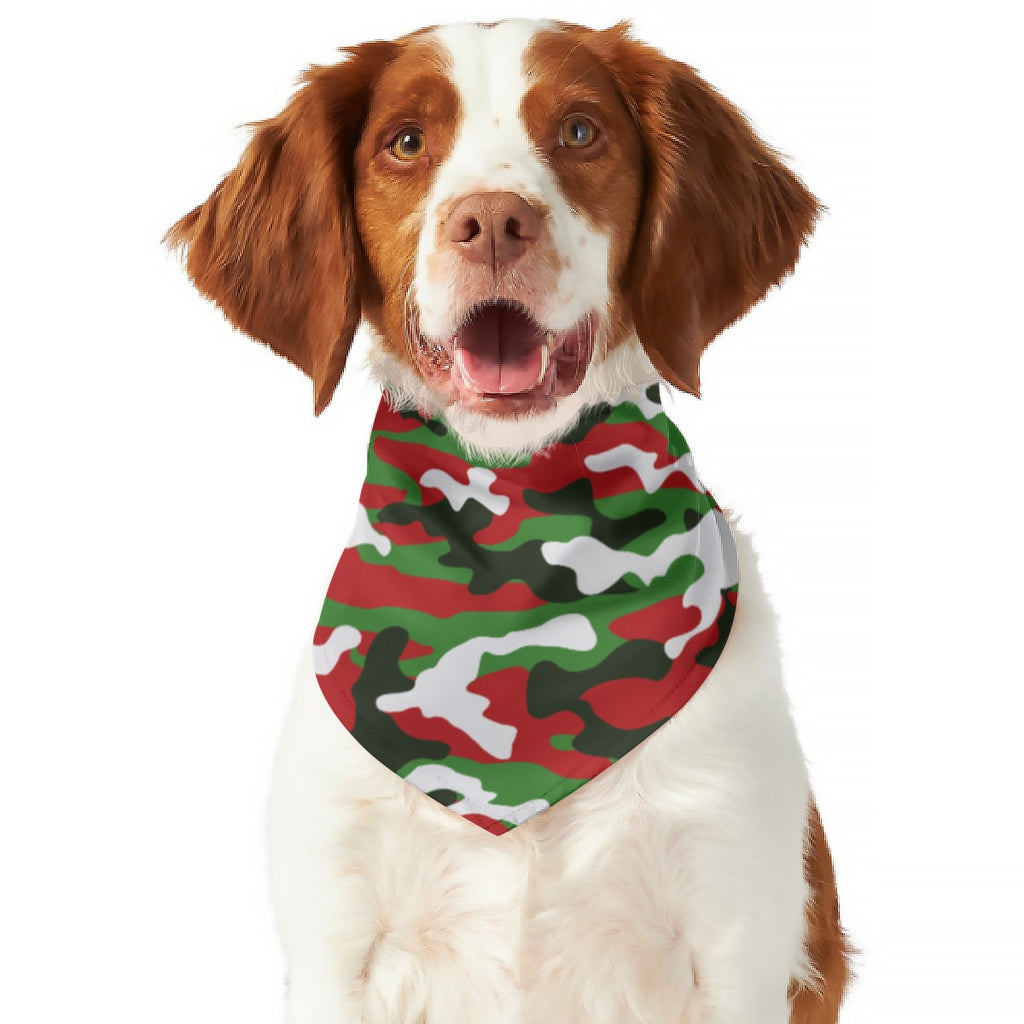 Christmas Camo Dog Bandana
