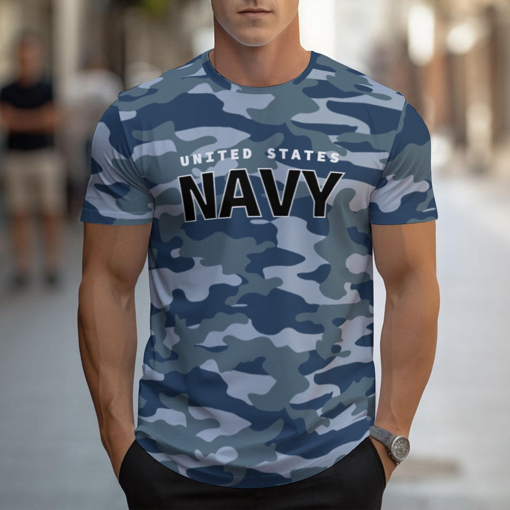 Navy Camo T-Shirt