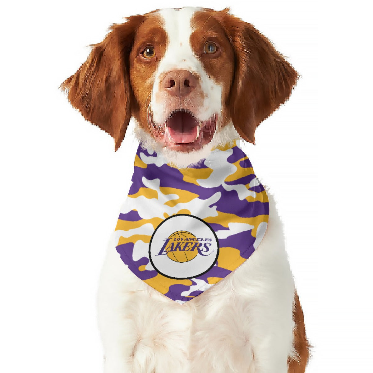 Lakers Camo Dog Bandana