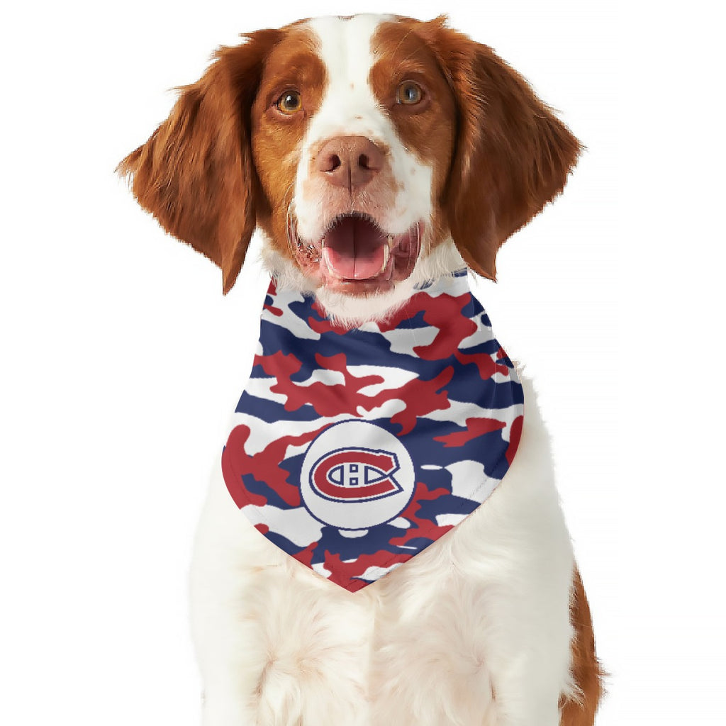 Montreal Canadiens Camo Dog Bandana