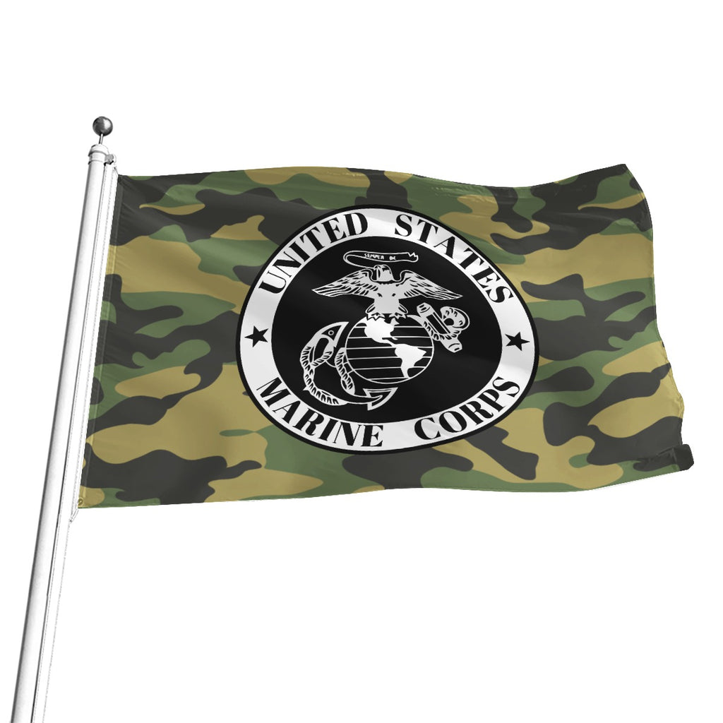USMC Camo Flag