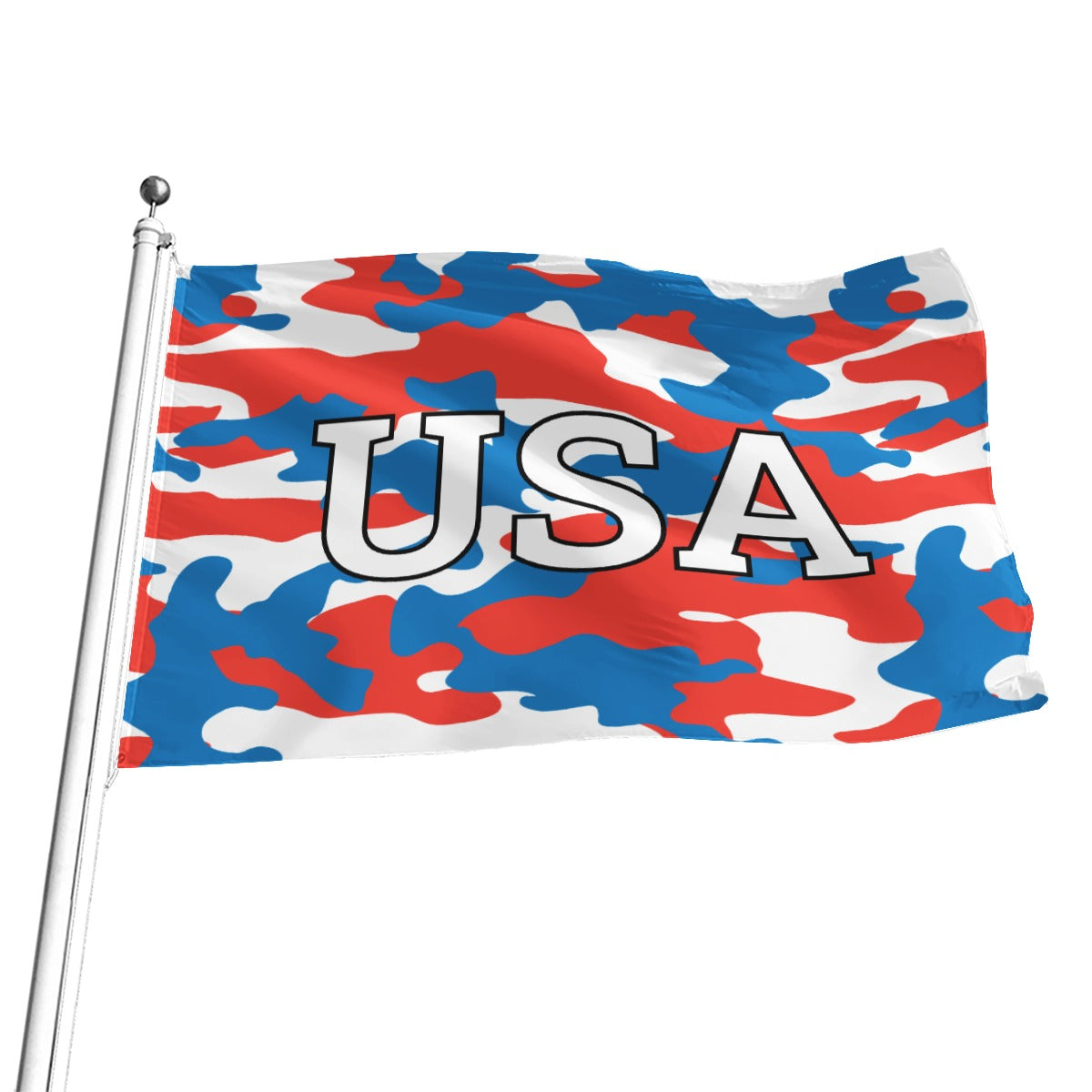 Patriotic Camo Flag