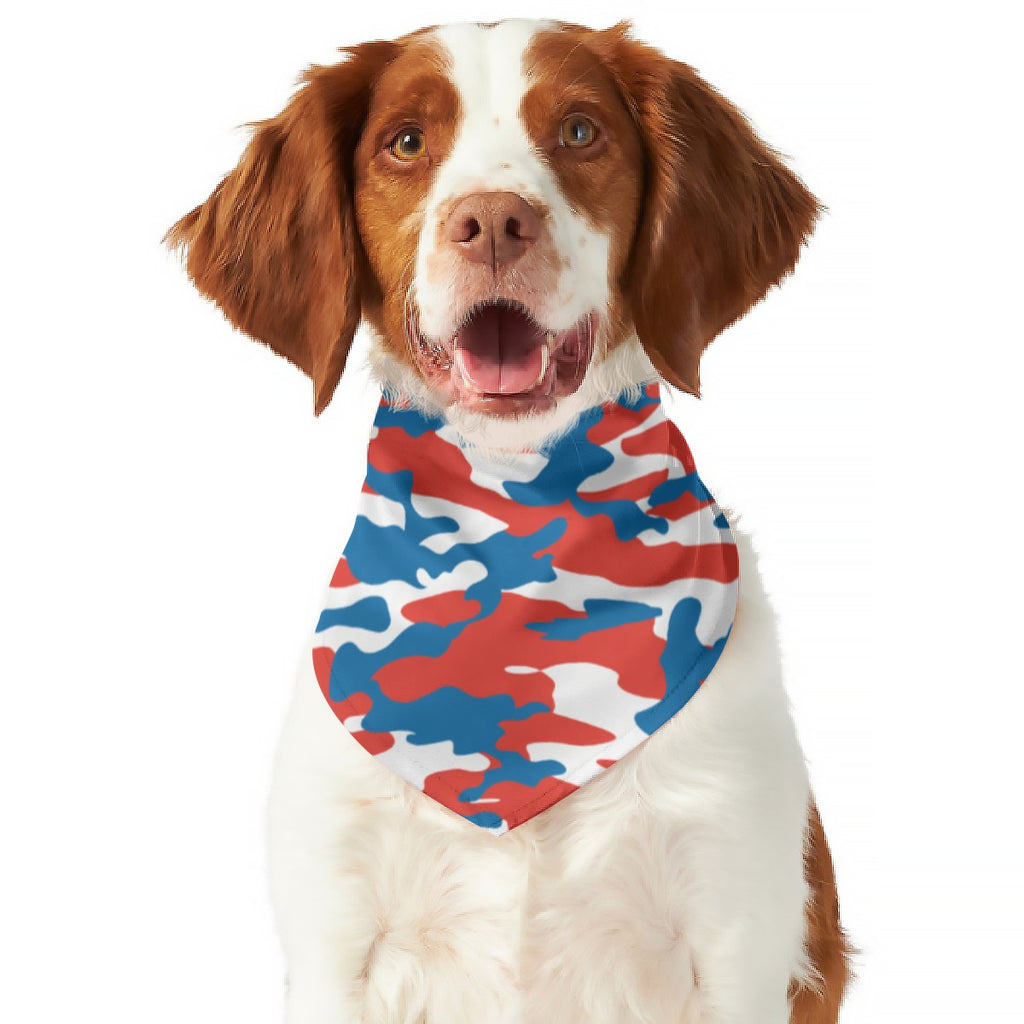 Patriotic Camo Dog Bandana