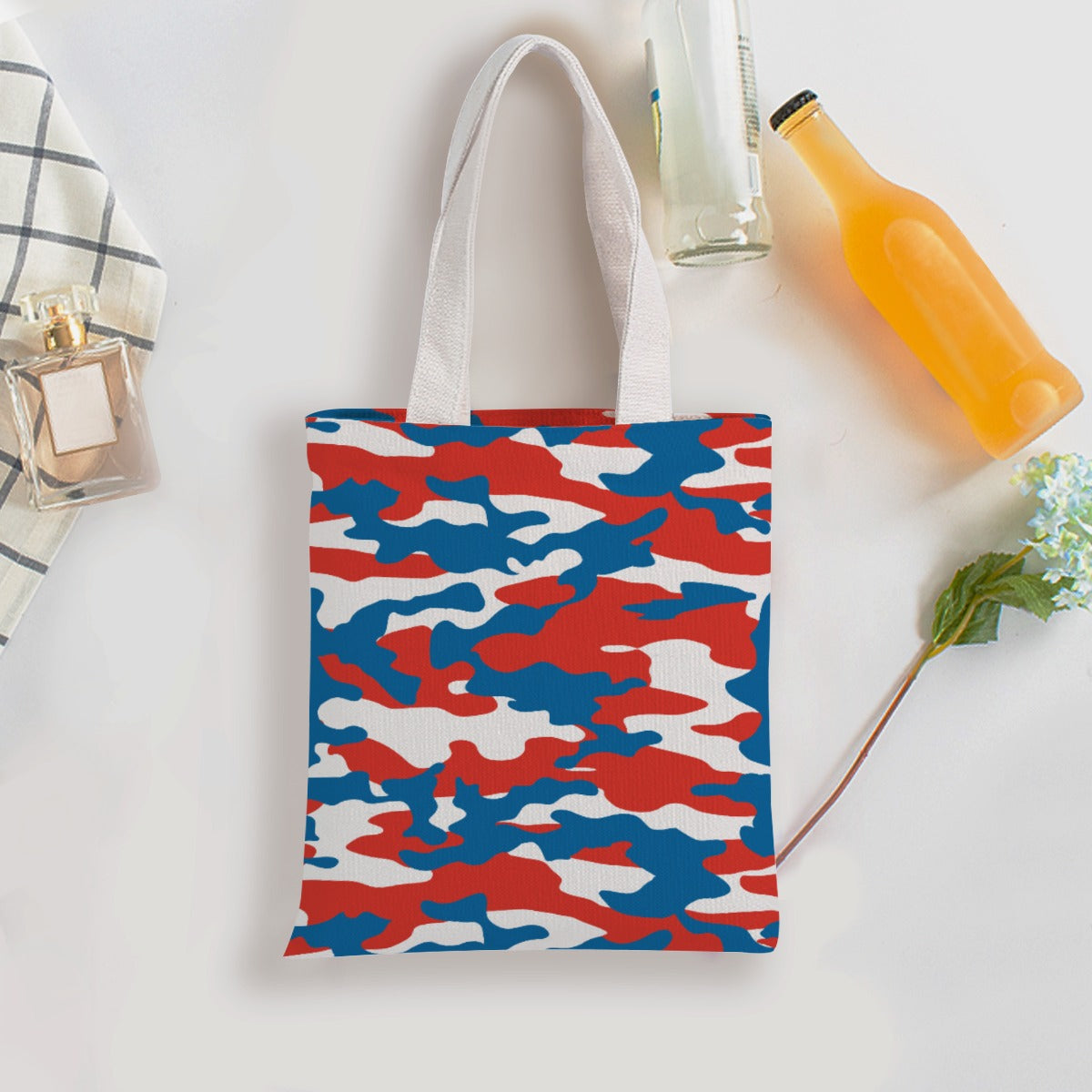 Patriotic Camo Tote Bag