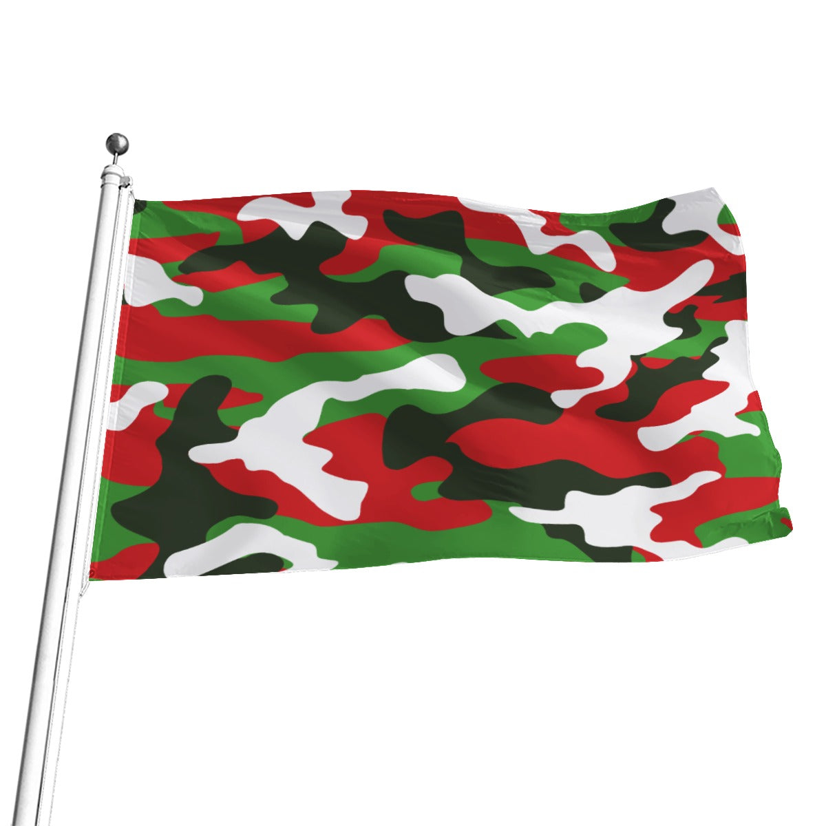 Christmas Camo Flag