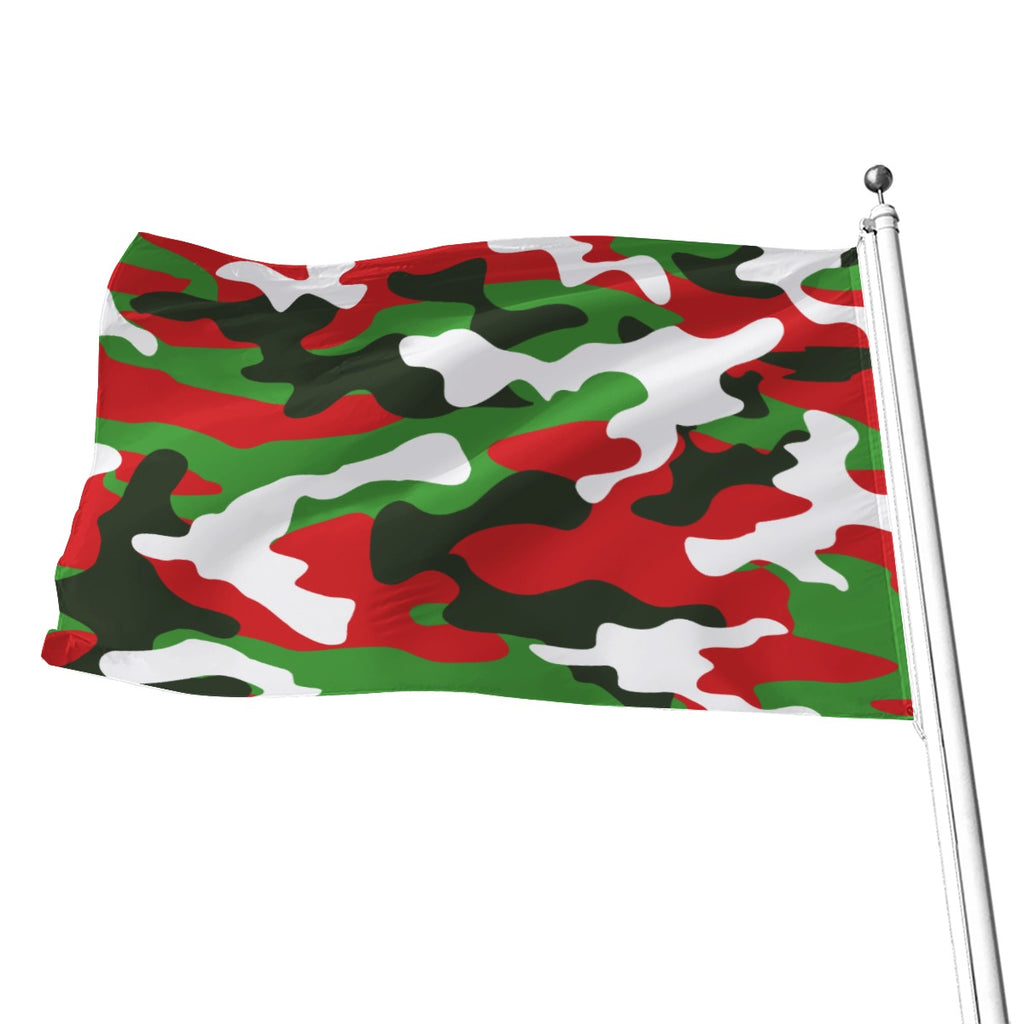 Christmas Camo Flag