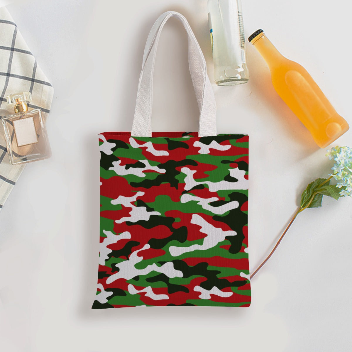 Christmas Camo Tote Bag