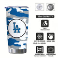 Dodgers Camo Tumbler - LA Logo